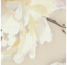 Gros plan d''un papier peint à motif floral