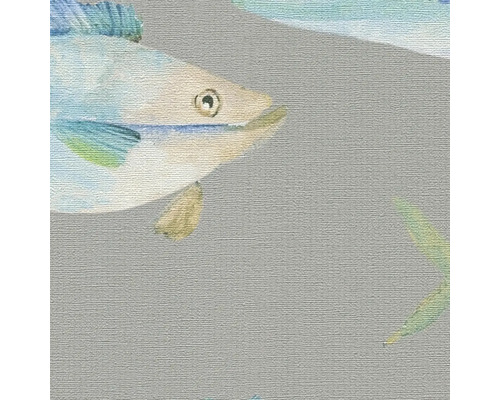 Papier peint à motif de poissons