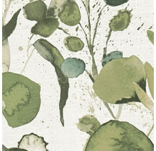 Vue détaillée d''un motif de feuilles sur un fond