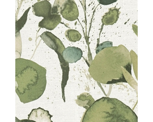 Vue détaillée d''un motif de feuilles sur un fond