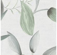 Papier peint à motif de feuilles