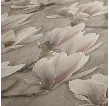 Tapete mit Magnolienblütenmuster