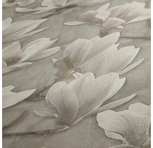 Gros plan d''un papier peint avec un motif de fleurs de magnolia