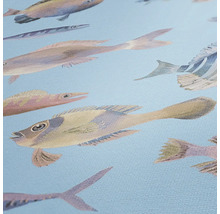 Gros plan d''un papier peint à motif de poissons