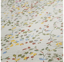 Gros plan d''un papier peint avec un motif floral