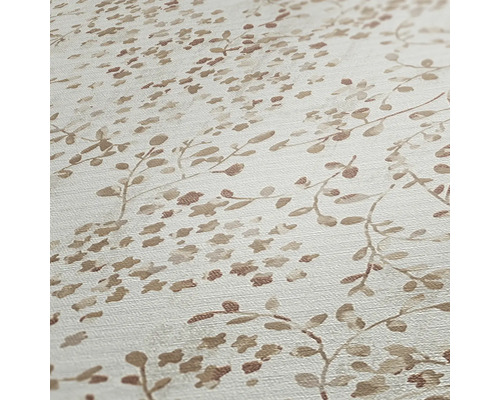 Gros plan d''un papier peint avec un motif floral