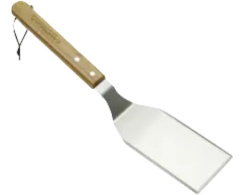 Spatule de barbecue en métal avec manche en bois