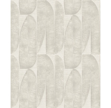 Tapete mit geometrischem Halbkreis- und Linienmuster