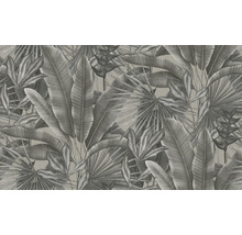 Tapete mit tropischem Pflanzenmuster