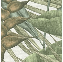 Illustration mit Blättern und Pflanzen