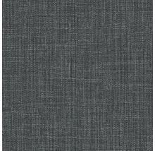 Nahaufnahme einer grauen Textiltapete mit feiner Struktur