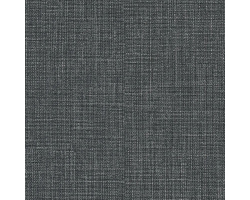 Nahaufnahme einer grauen Textiltapete mit feiner Struktur