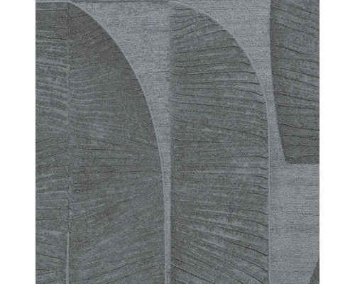 Tapete mit grafischem Muster aus Bögen und Rechtecken