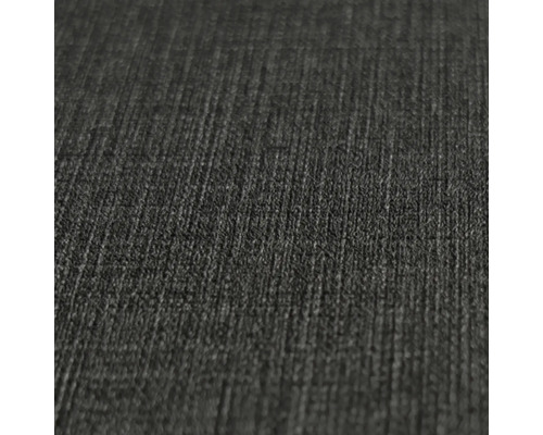 Nahaufnahme einer dunklen Textiltapete mit feiner Textur