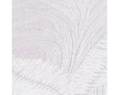 Nahaufnahme einer Tapete mit Federdesign