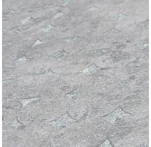 Nahaufnahme einer grauen Vinyltapete mit Muster