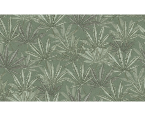 Papier peint à motif de feuilles