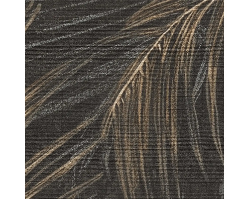 Gros plan d''un papier peint structuré foncé avec un motif de plante