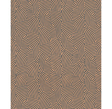 Papier peint avec motif de vagues abstraites