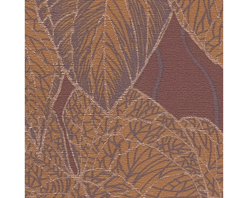 Gros plan d''un tapis à motifs de feuilles