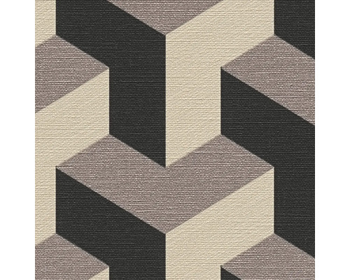 Papier peint avec motif géométrique de cube 3D