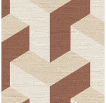 Papier peint à motif géométrique 3D