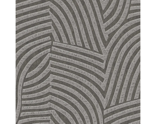 Papier peint avec motif géométrique composé de courbes et de lignes