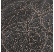 Gros plan d''un papier peint à motif de feuilles