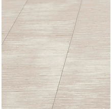 Nahaufnahme von hellem Laminatboden mit Holzoptik