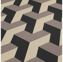 Papier peint avec motif géométrique de briques 3D