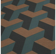 Papier peint avec motif géométrique 3D