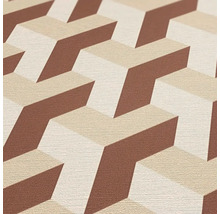 Papier peint avec motif graphique 3D pour la décoration murale
