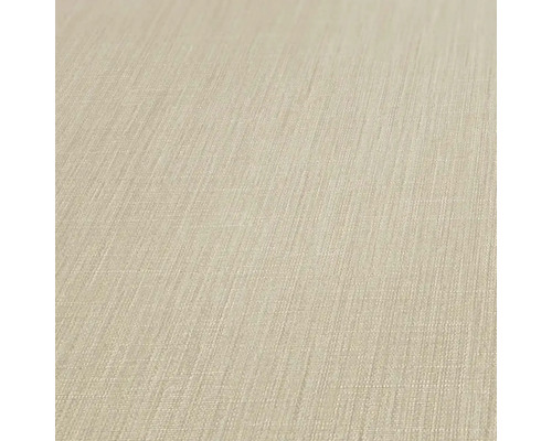 Gros plan d''un papier peint vinyle beige avec une texture textile.