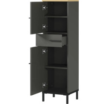 Schrank mit Regalen, Schublade und Türen