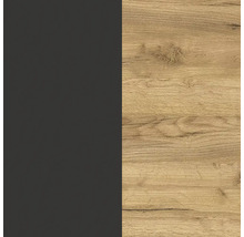 Dekorplatte mit Holzoptik und Uni Dekor