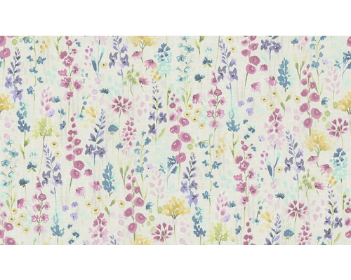 Papier peint à motif floral