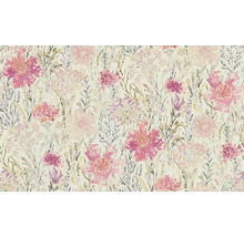 Papier peint à motif floral