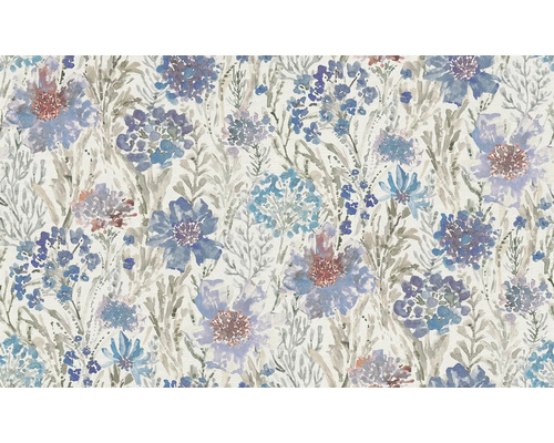 Papier peint avec motif floral à l''aquarelle