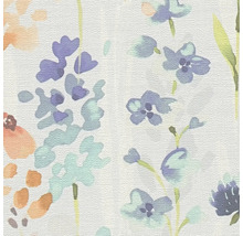 Gros plan d''un papier peint à motifs floraux