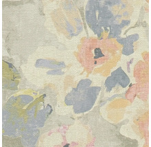 Nahaufnahme einer strukturierten Tapete mit Blumenmuster