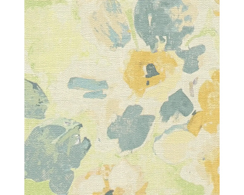 Nahaufnahme einer Tapete mit floralem Muster