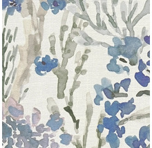 Gros plan d''un papier peint à motif floral