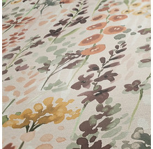 Gros plan d''un papier peint à motifs floraux