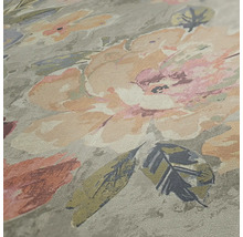 Nahaufnahme einer Tapete mit Blumenmuster