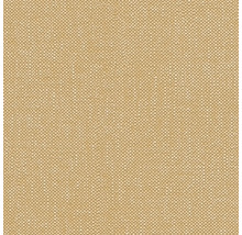 Nahaufnahme einer beigen Textiltapete mit feiner Struktur