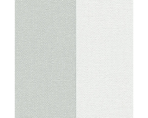 Nahaufnahme einer hellgrauen und weißen Tapete mit feiner Textur