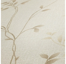 Nahaufnahme einer Tapete mit Pflanzenmuster