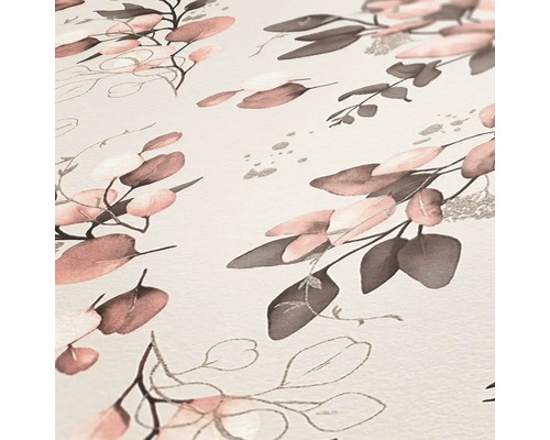 Nahaufnahme eines Blättermotivs für Wohnraumgestaltung