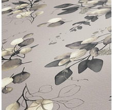 Tapete mit Blättermotiv