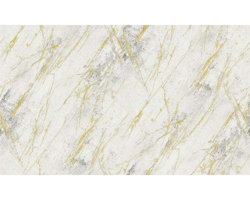 Motif d''un papier peint avec structure de marbre et accents dorés